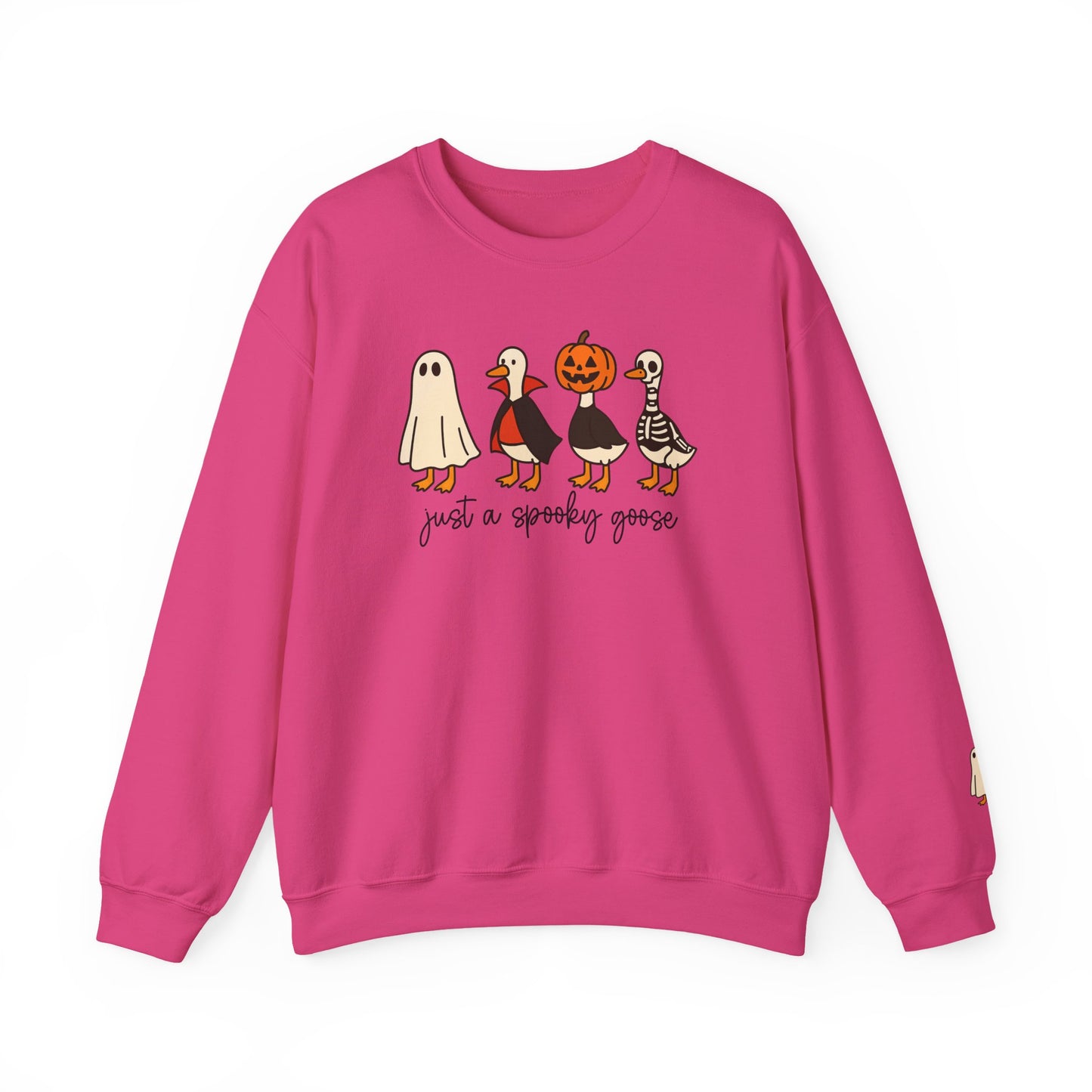 Spooky Goose Crewneck Sweatshirt | Fall Fashion, Unisex Cozy Sweatshirt