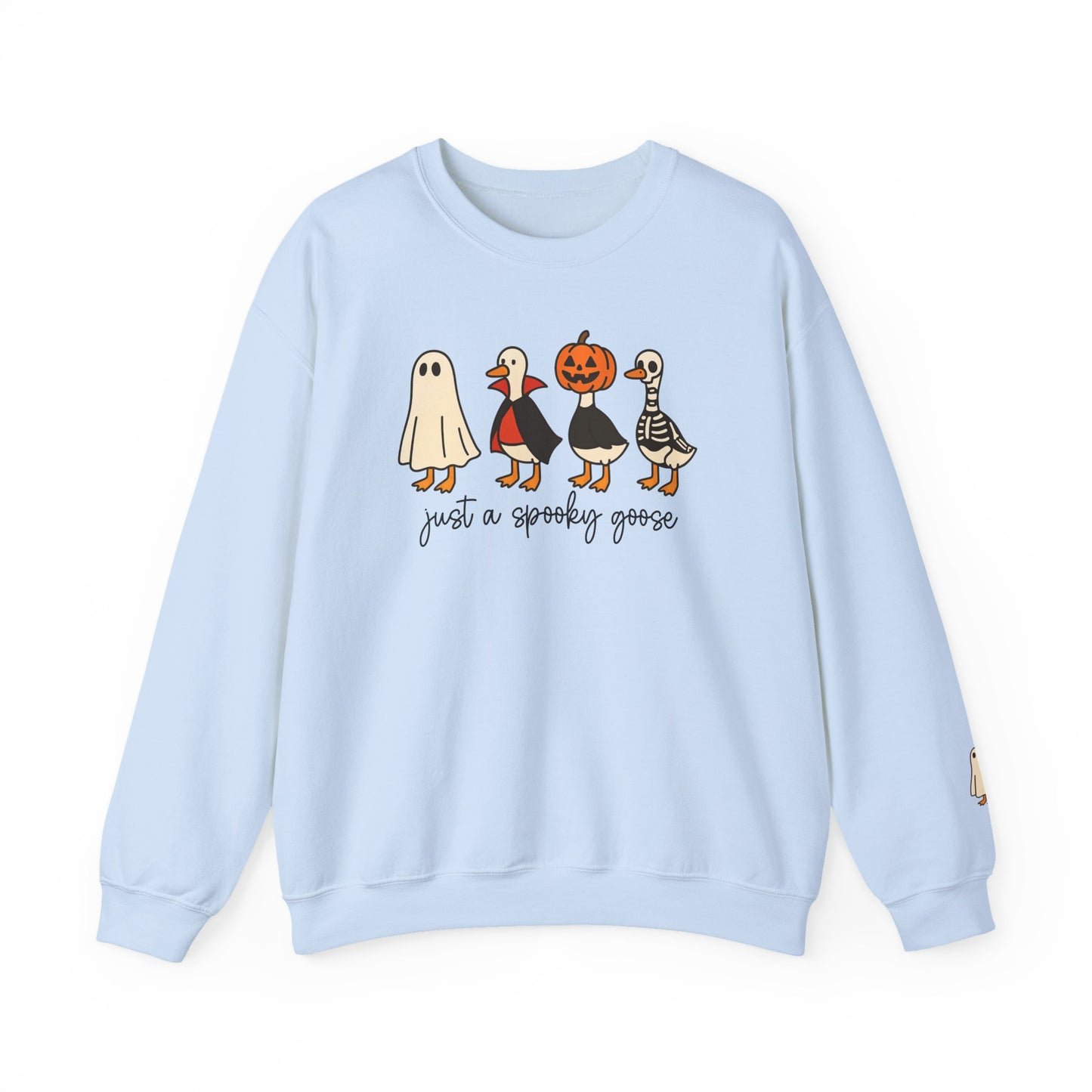 Spooky Goose Crewneck Sweatshirt | Fall Fashion, Unisex Cozy Sweatshirt