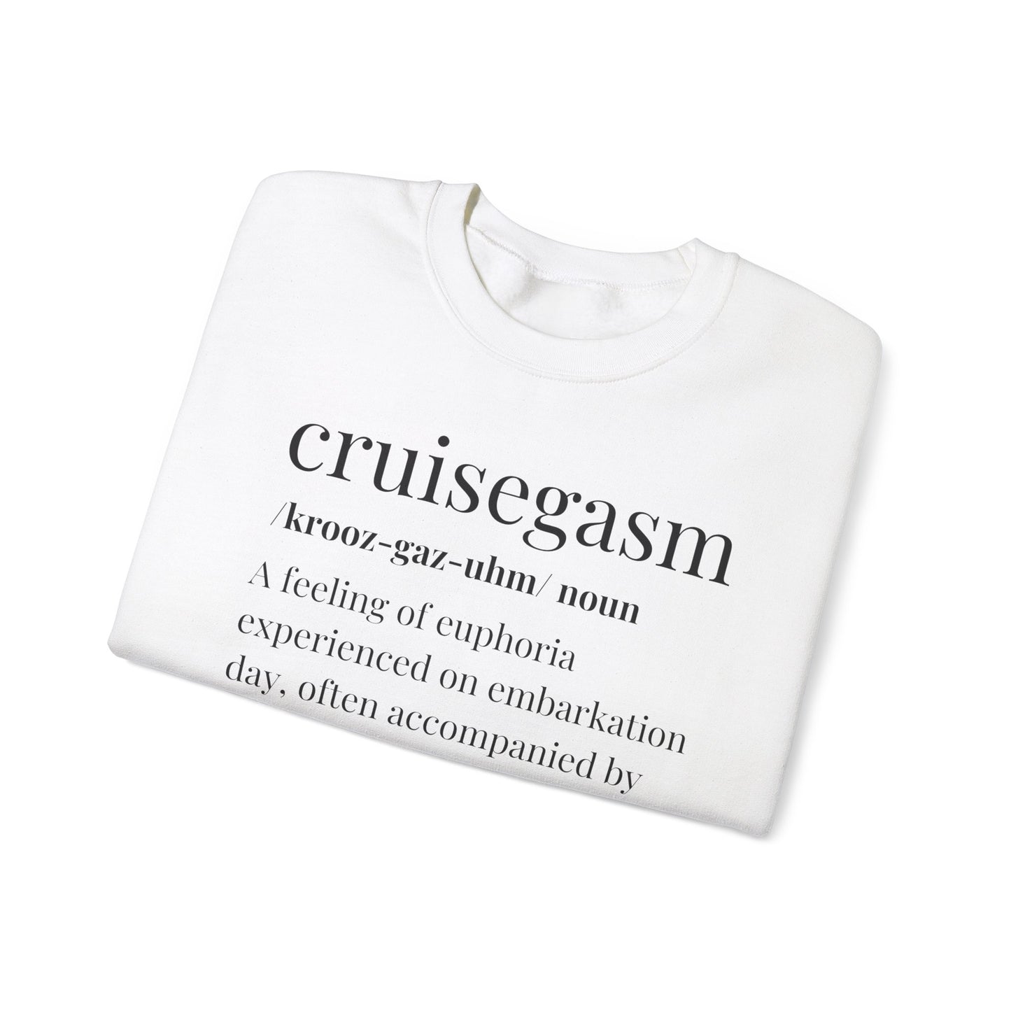 "Cruisegasm"/Unisex Gildan™ Crewneck Sweatshirt