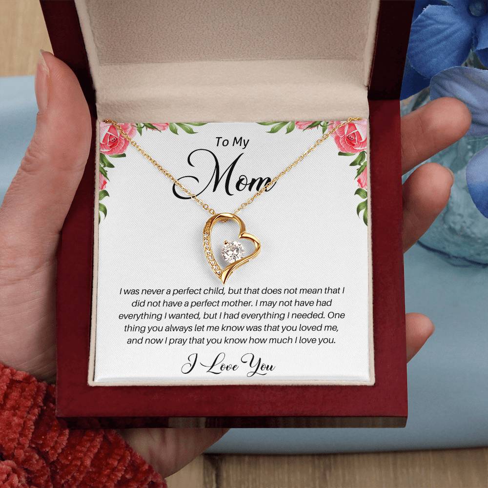 To My Mom | I Love You - Forever Love Necklace