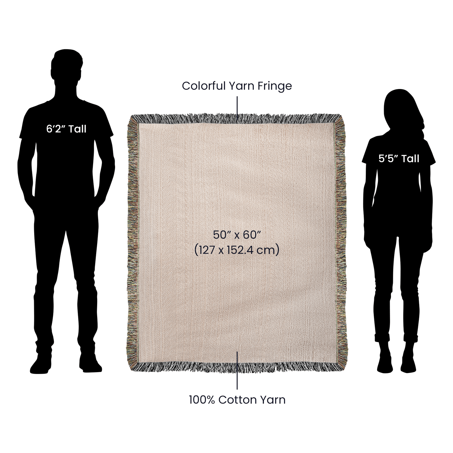 My Sister, My Friend – Personalized/Premium Woven Throw Blanket