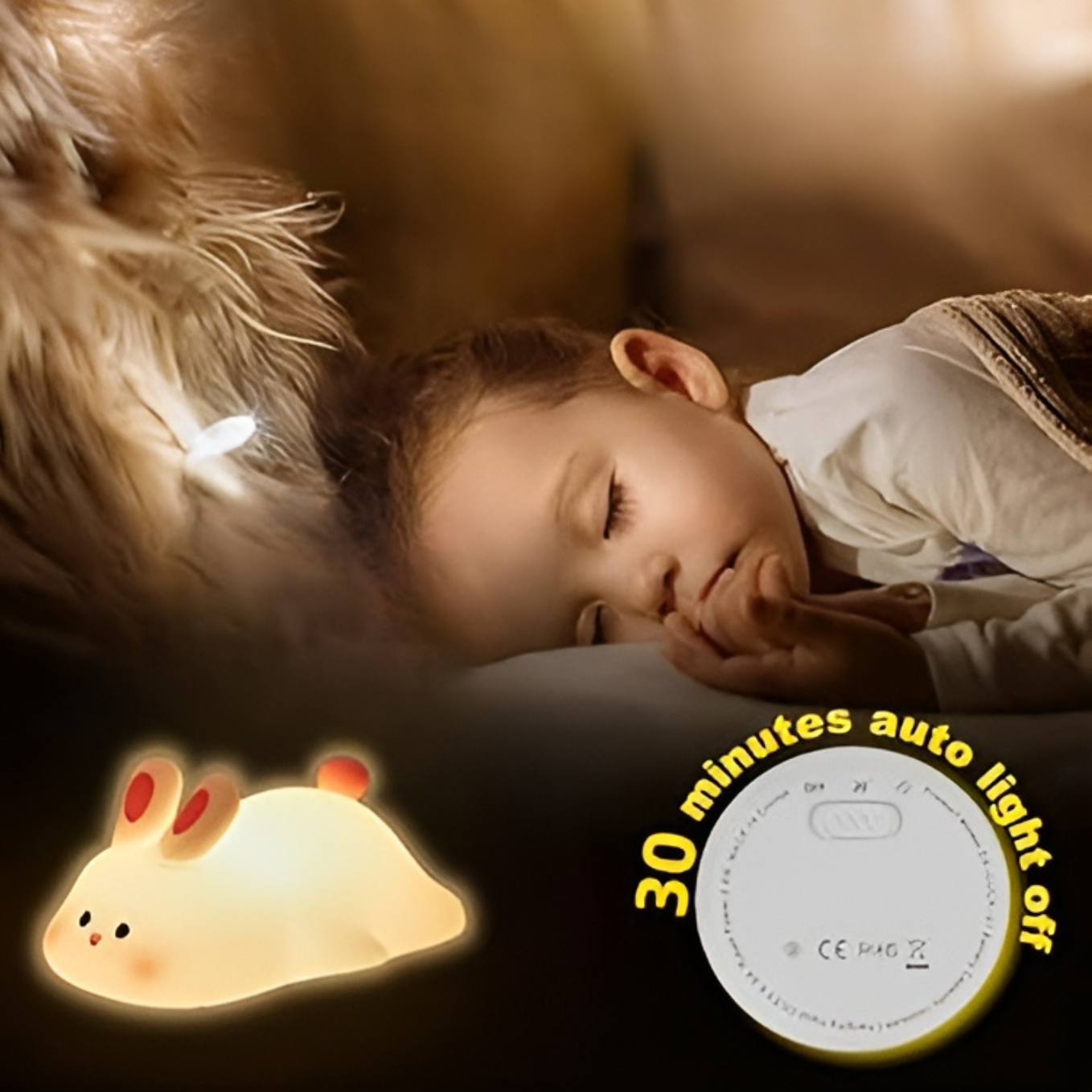 Cozy Bunny Night Light