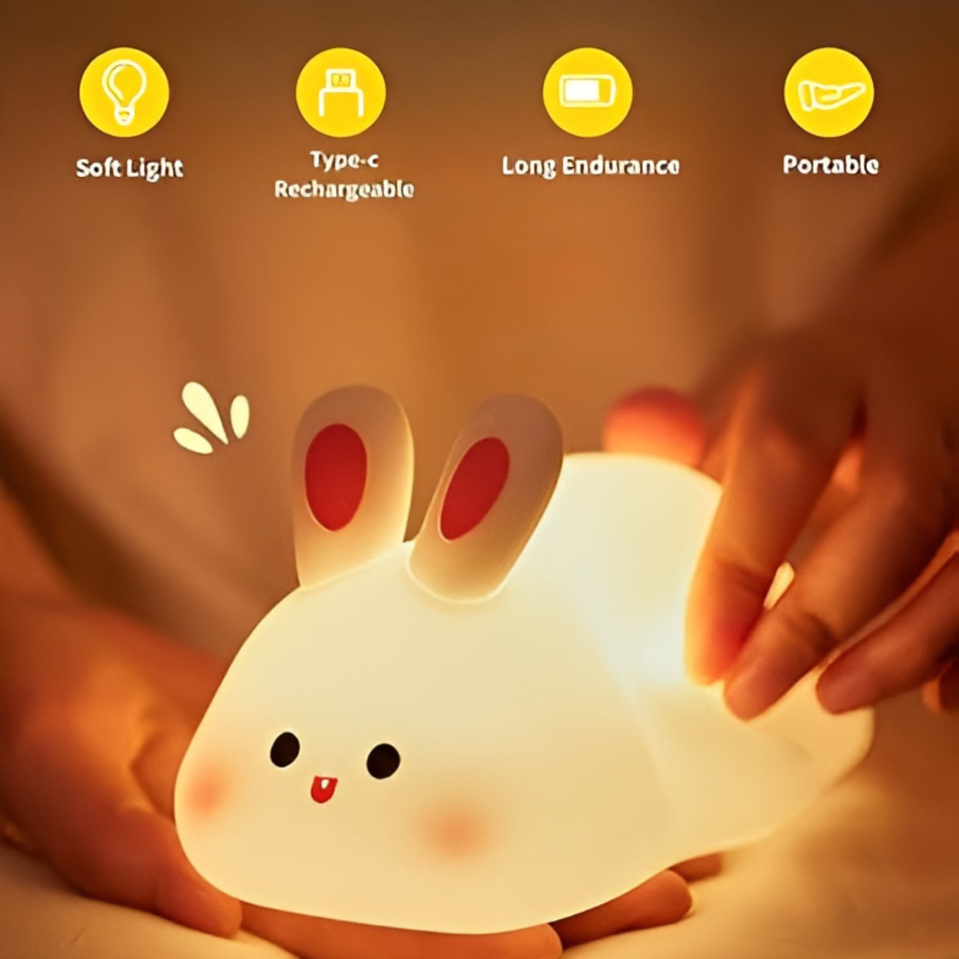 Cozy Bunny Night Light