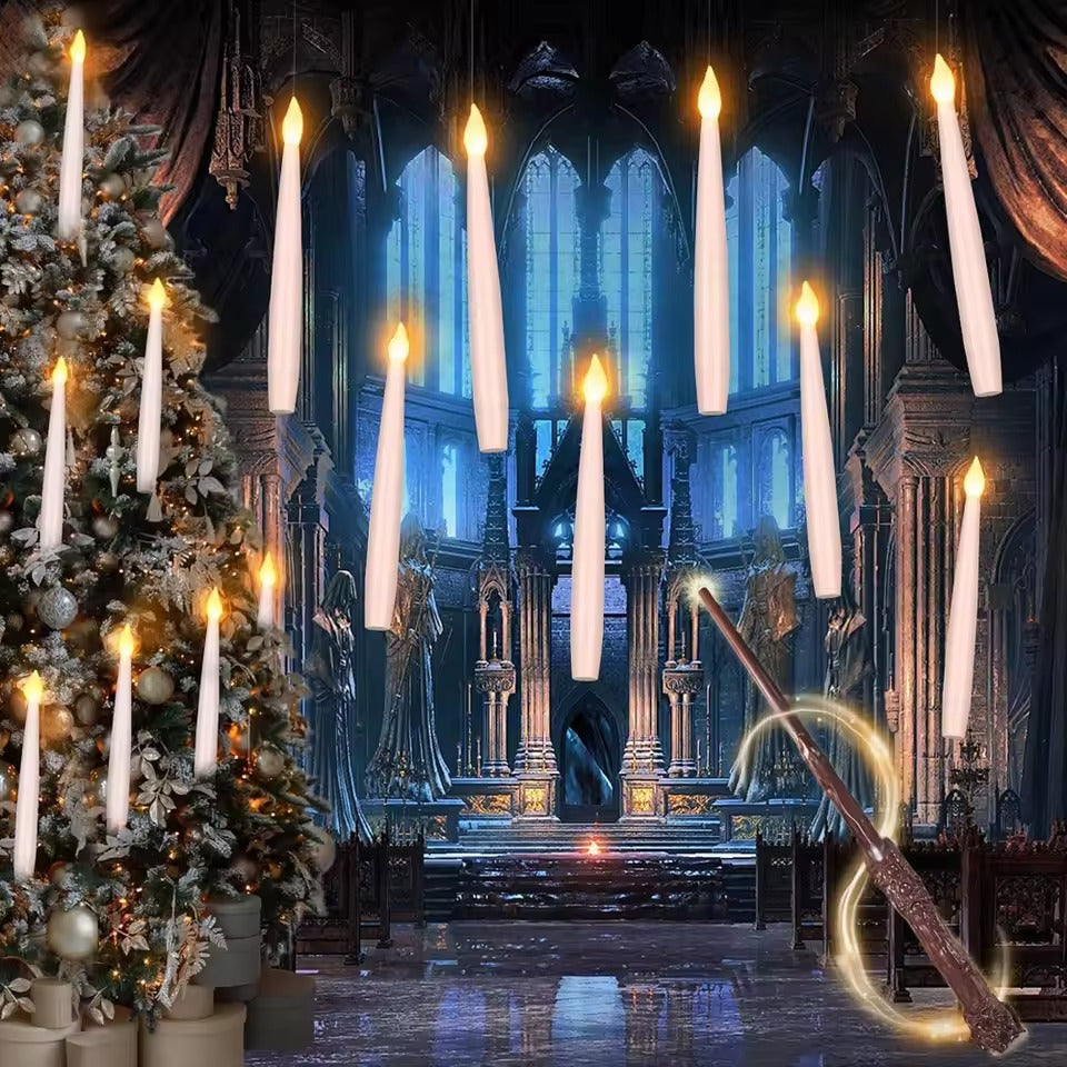 Magical Floating Candles w/ Magic Wand Remote