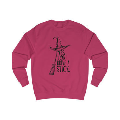 Cozy Unisex Sweatshirt "YES, I CAN DRIVE A STICK"