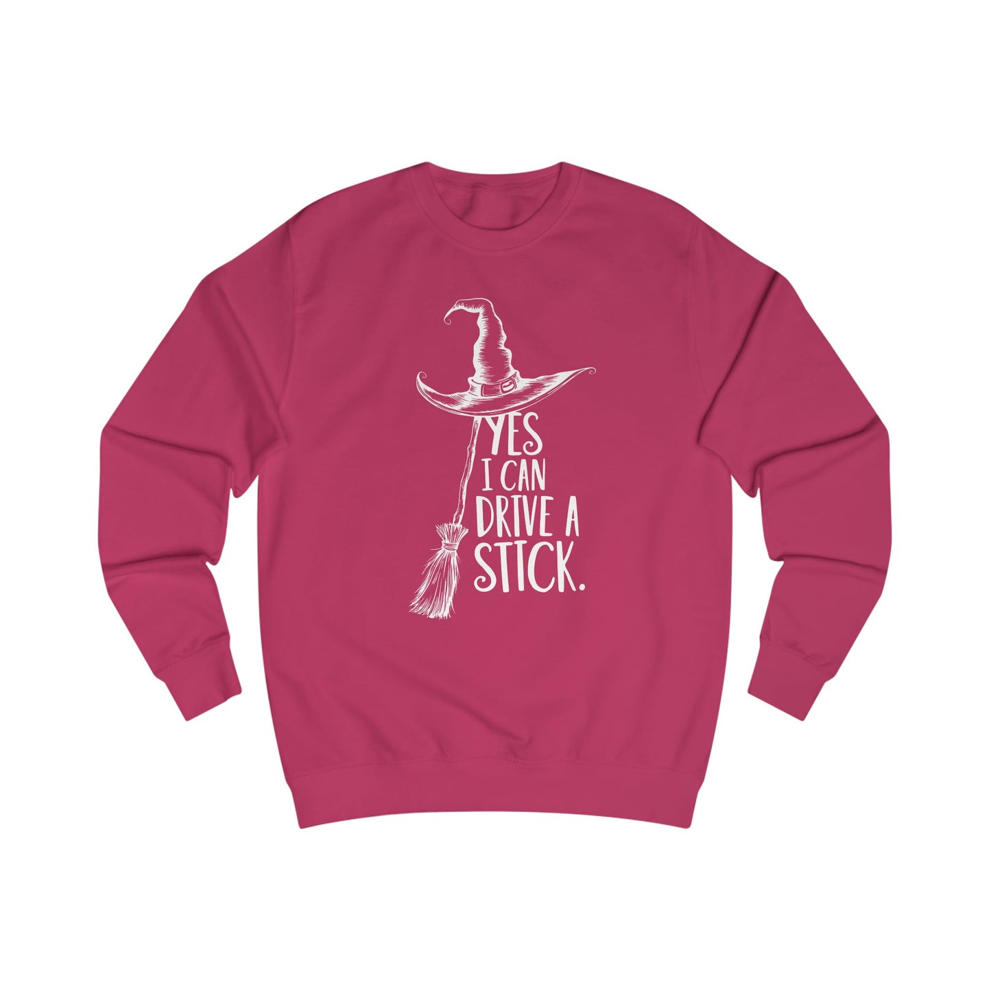 Cozy Unisex Sweatshirt "YES, I CAN DRIVE A STICK"