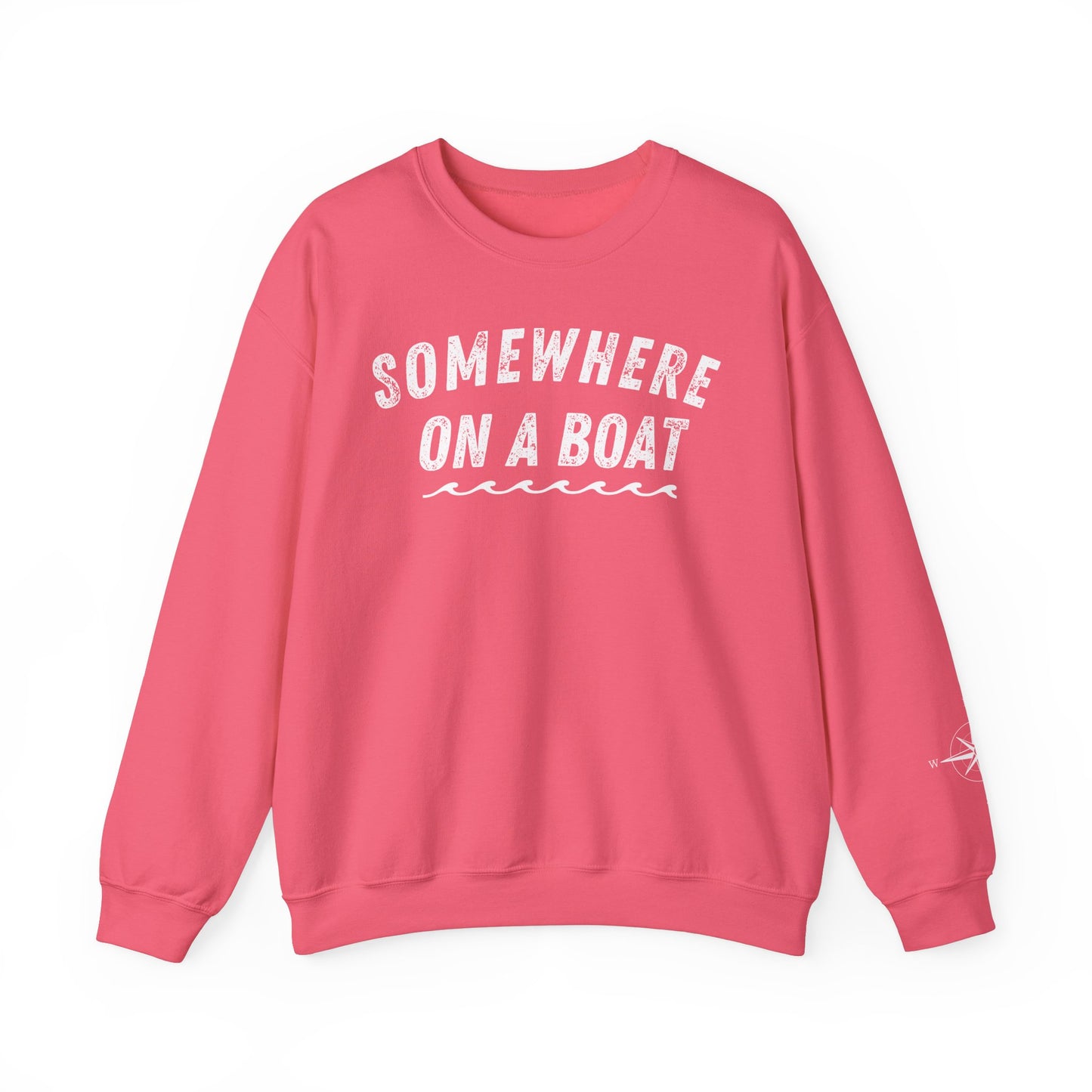 Somewhere on a Boat Unisex Crewneck Sweatshirt