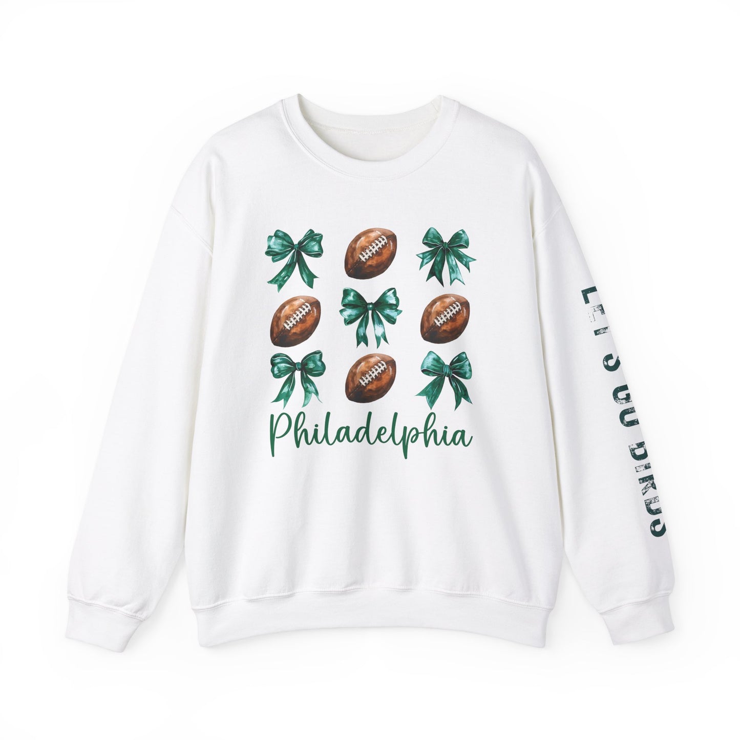 "BOWS & FOOTBALLS" Unisex GILDAN™ Crewneck Sweatshirt