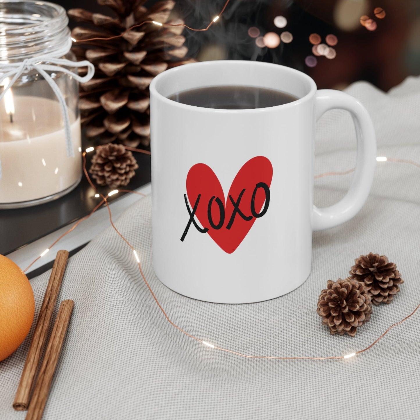 11oz White Ceramic Mug--YOU'RE THE BEST THING I'VE EVER FOUND ON THE INTERNET--XOXO