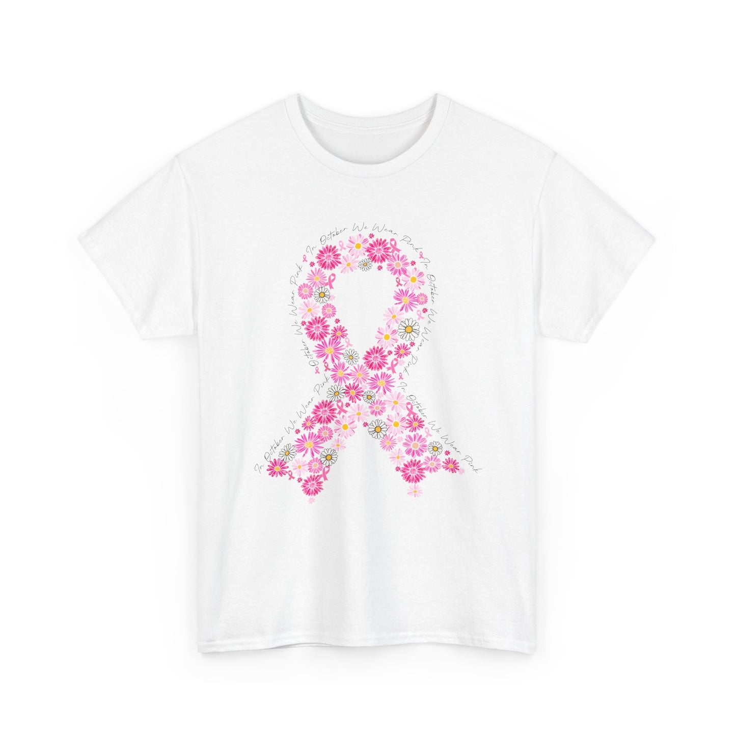 Breast Cancer Awareness Tee, Supportive Shirt, Inspirational Gift, Unisex Cotton Top, Fight Cancer Apparel, Hope and Love Tees