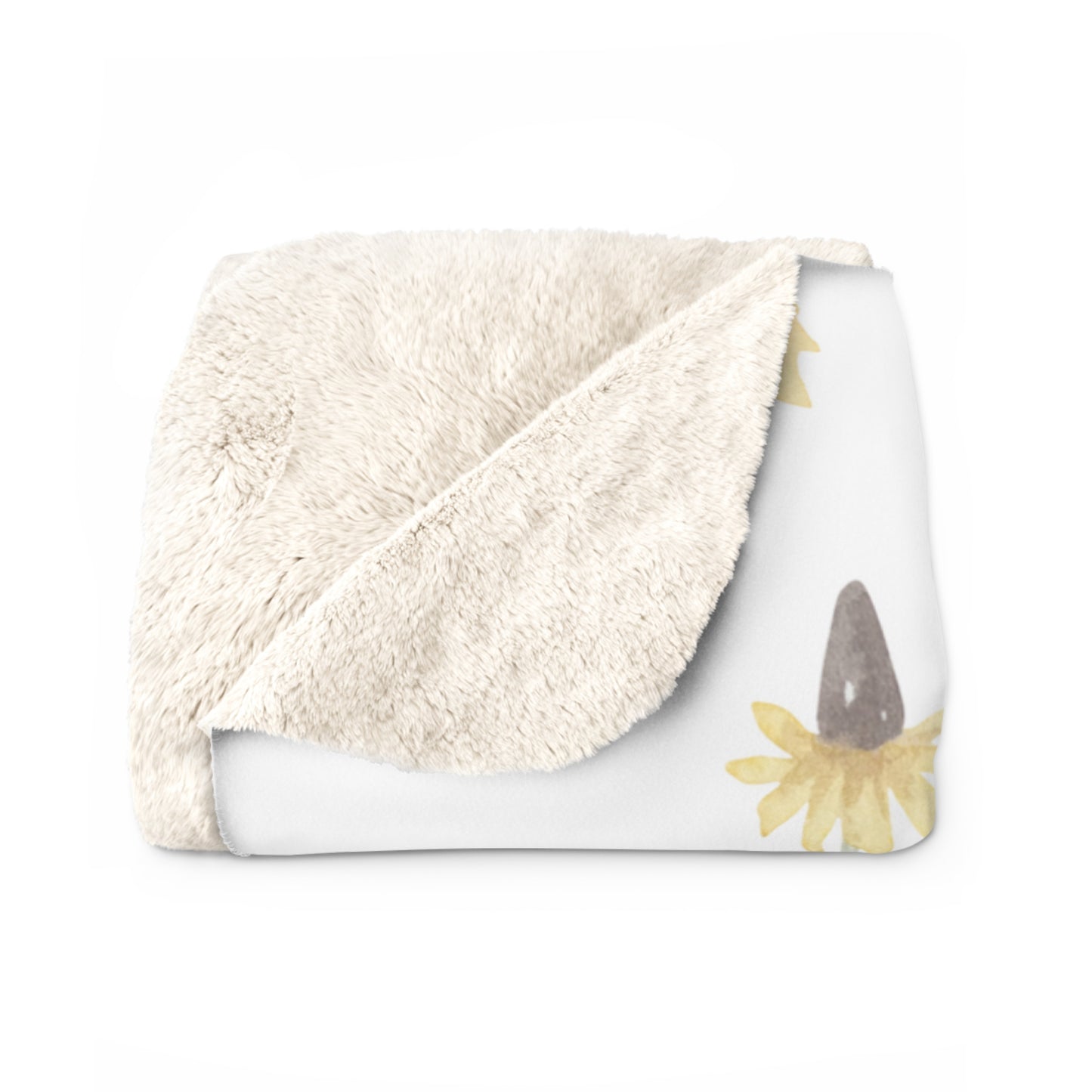 Floral Faith Sherpa Fleece Blanket
