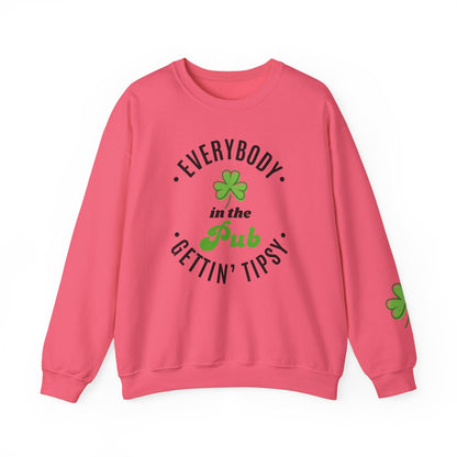 Everybody Gettin' Tipsy /St. Patrick's Day/ Unisex Crewneck Sweatshirt