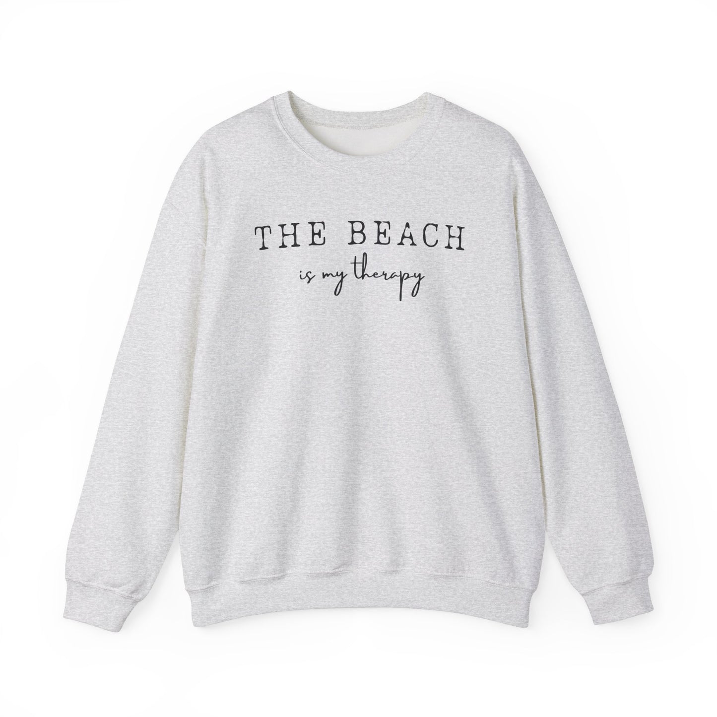 The Beach is My Therapy Unisex Crewneck Sweatshirt