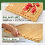 Extra-Large Bamboo Cutting Board That Instantly Adds Prep Space! Fits over most sinks or stovetops to give you more room for chopping, carving, serving, and meal prep.