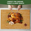 Extra-Large Bamboo Cutting Board That Instantly Adds Prep Space! Fits over most sinks or stovetops to give you more room for chopping, carving, serving, and meal prep.