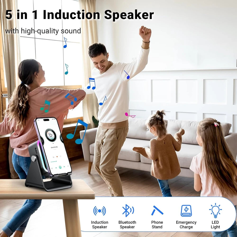 5-in-1 Induction Speaker & Stand