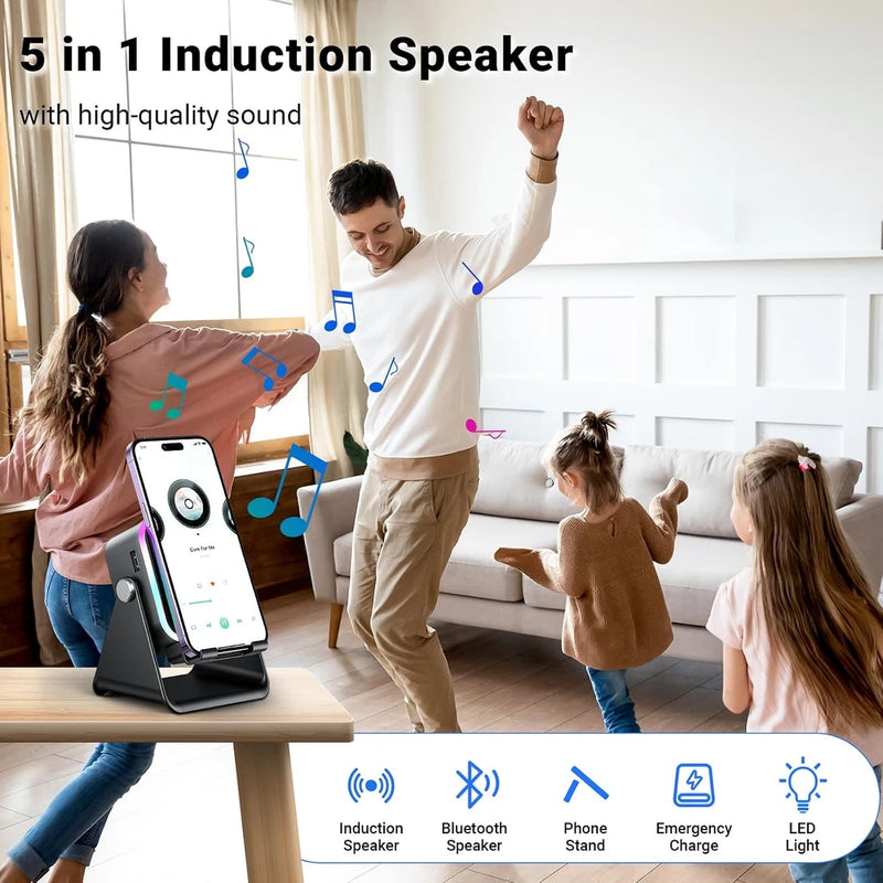 5-in-1 Induction Speaker & Stand