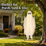 Halloween Large Swing Ghost Phantom Glowing Hanging Decor, Outdoor Yard Tree Hang, Remote Control Light String, Party Scene Decoration, Halloween Decorations Outdoor