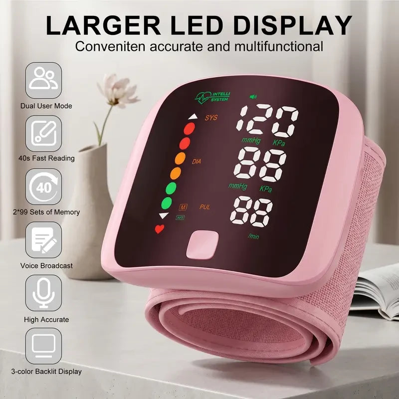 Digital Wrist Blood Pressure Monitor