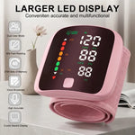 Rechargeable Unisex Digital Wrist Band Blood Pressure Monitor for Home Users.
