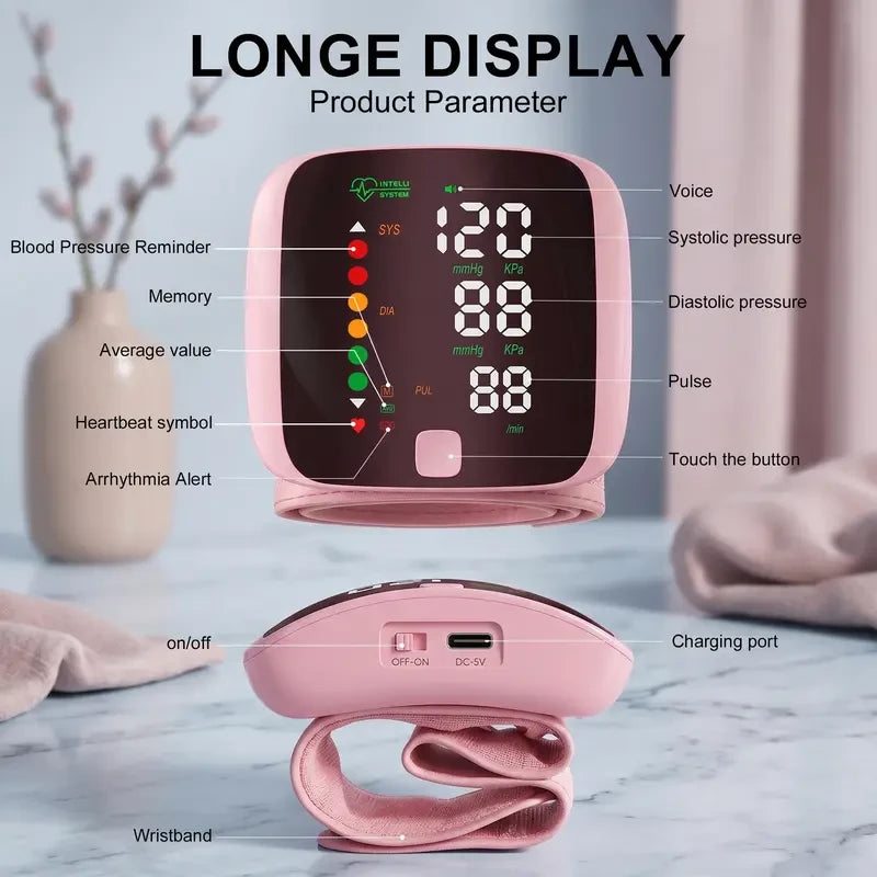 Digital Wrist Blood Pressure Monitor