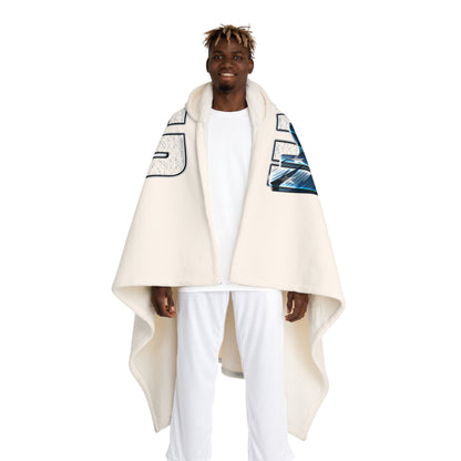 Cozy Hooded Sherpa Fleece Blanket, Warm Throw Blanket, Perfect for Snuggling, Game Night Throw, Great Gift for Home