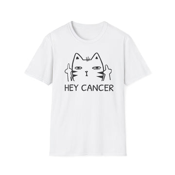 HEY CANCER--Sassy Cat T-Shirt -