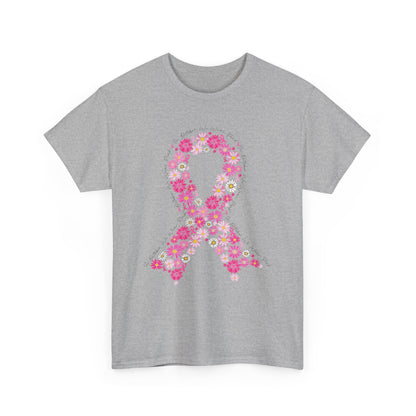 Breast Cancer Awareness Tee, Supportive Shirt, Inspirational Gift, Unisex Cotton Top, Fight Cancer Apparel, Hope and Love Tees