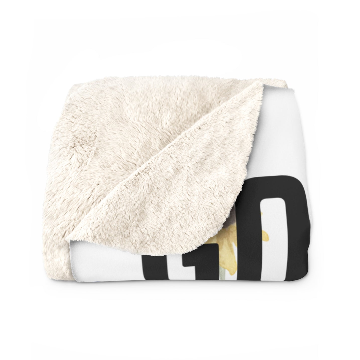 Inspirational Sherpa Fleece Blanket - 'God is Still Writing Your Story'