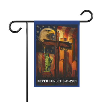 9/11 Memorial Flag – Never Forget 9-11-2001