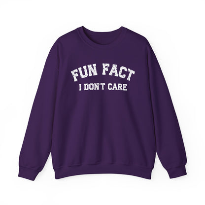 Unisex "Fun Fact" Crewneck Sweatshirt