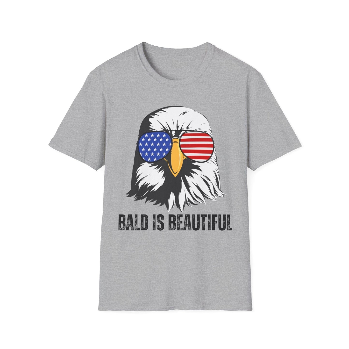 "BALD IS BEAUTIFUL" Unisex Softstyle T-Shirt