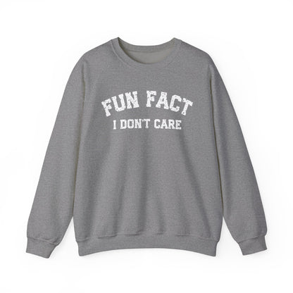 Unisex "Fun Fact" Crewneck Sweatshirt