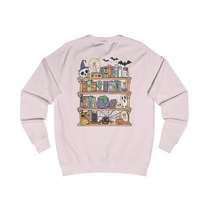 Book Lovers/Ghost Unisex Sweatshirt - Perfect for Halloween, Cozy Fall Wear, Gift for Book Lovers, Ghost and Books Design