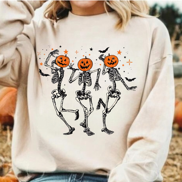Dancing Skeleton/Unisex  Crewneck Sweatshirt