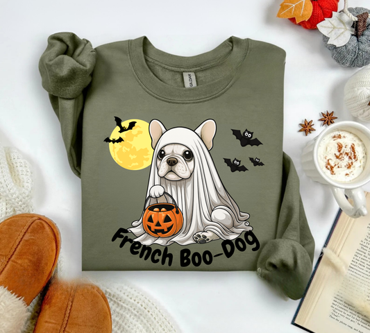 French "Boo-Dog" Crewneck Sweatshirt
