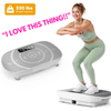 Compact Curved Vibration Plate for At-Home Movement