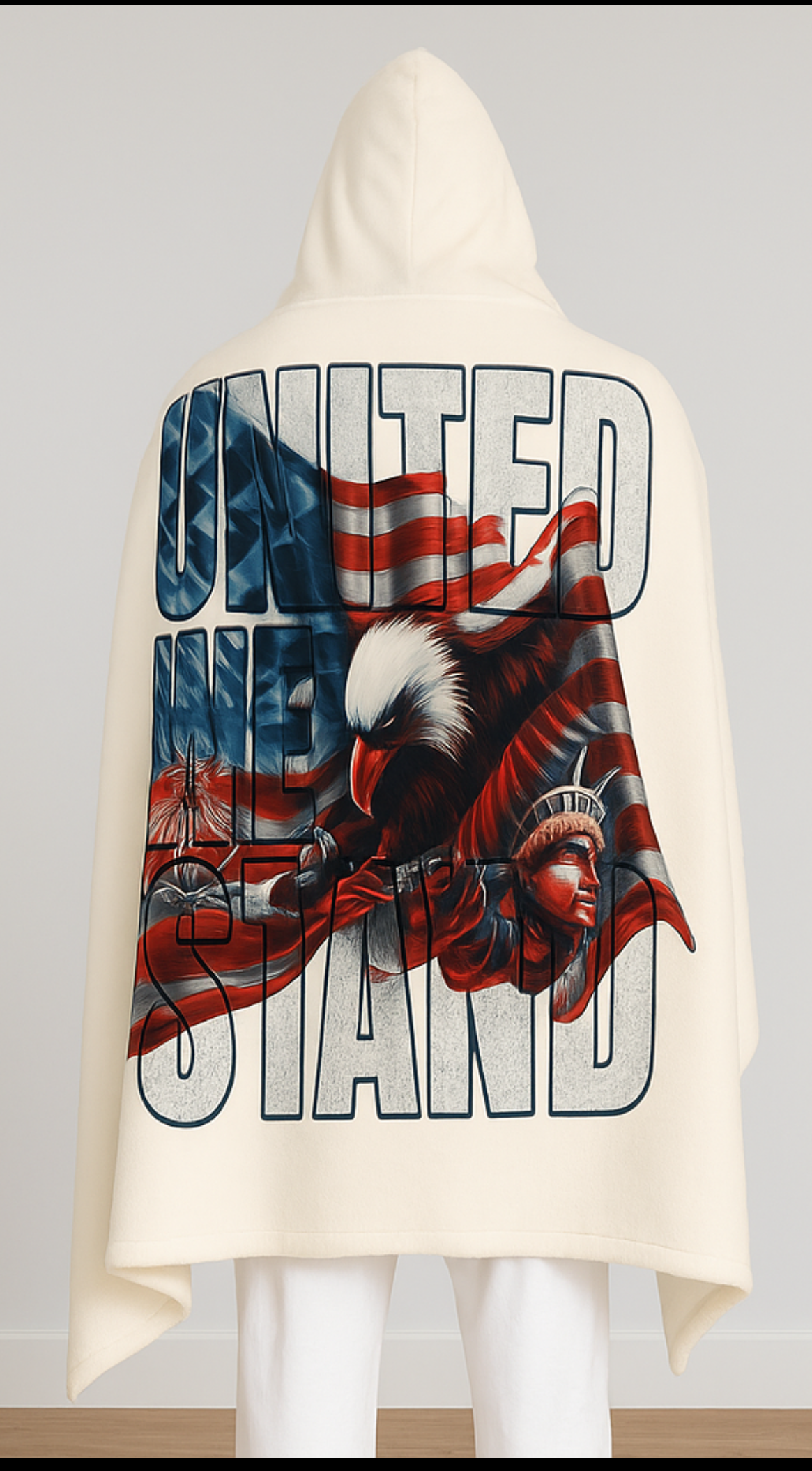 Cozy Hooded Sherpa Fleece Blanket, Warm Throw Blanket, Perfect for Snuggling, Game Night Throw, Great Gift for Home