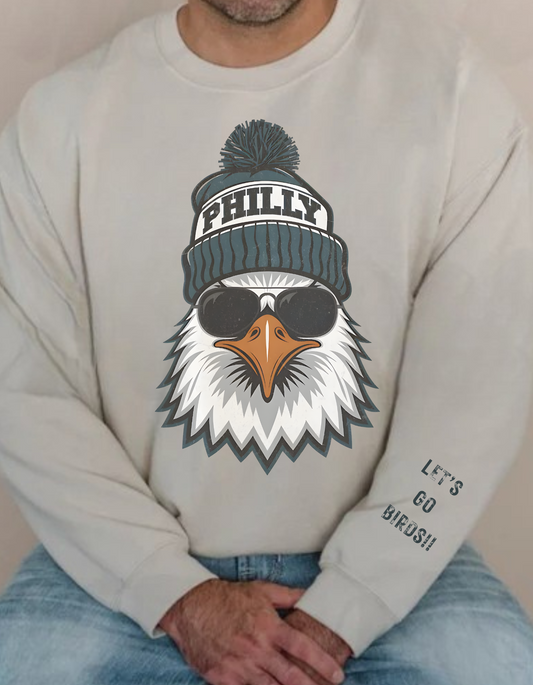 "PHILLY" Unisex GILDAN Crewneck Sweatshirt