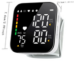 Rechargeable Unisex Digital Wrist Band Blood Pressure Monitor for Home Users.
