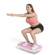 High-Power Vibration Plate features a larger, more stable platform, allowing users to perform full-range movements like squats and lunges with confidence. Max weight: 440lbs!!
