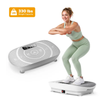 Compact Curved Vibration Plate for At-Home Movement