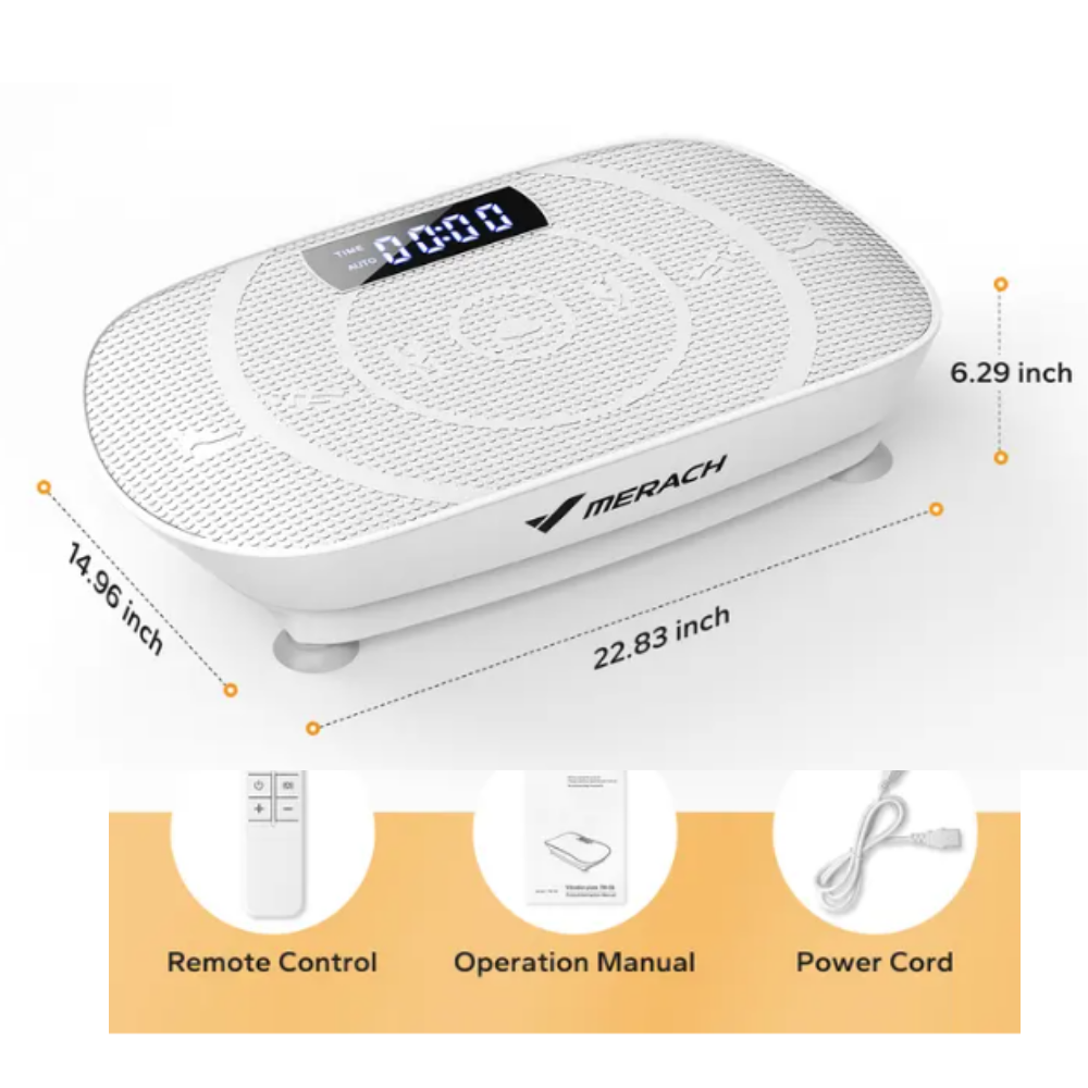 Best Seller!!  Curved vibration plate for simple at-home movement.  FAST 4 Day FREE SHIPPING IN THE USA!