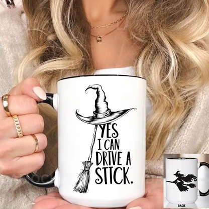 Witchy Coffee Mug | Perfect for Halloween, Gift for Witch Lovers, Cozy Vibe, Scary Movie Night, Unique Ceramic Mug