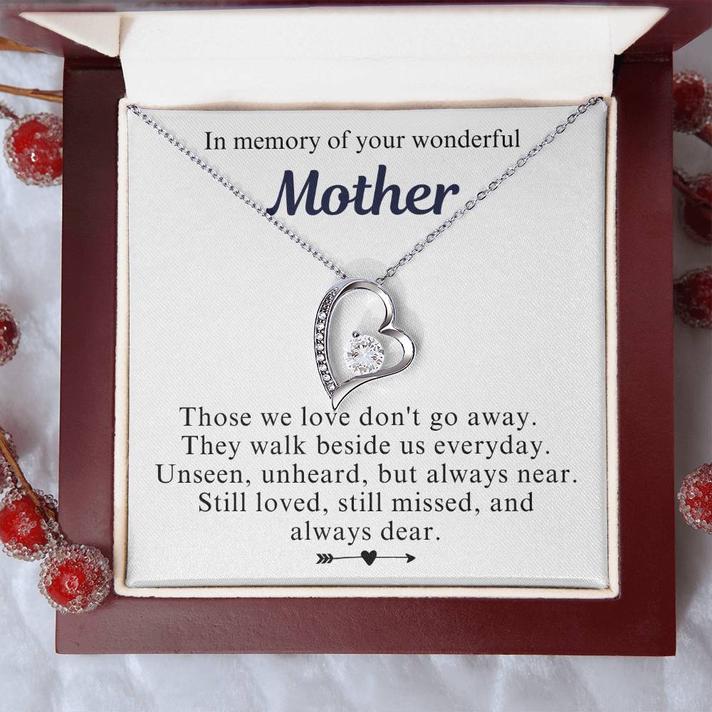 In Memory of Your Mother/Forever Love Necklace