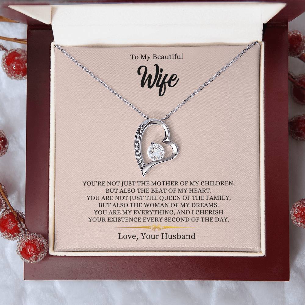 To My Beautiful Wife | You Are My Everything - Forever Love Necklace