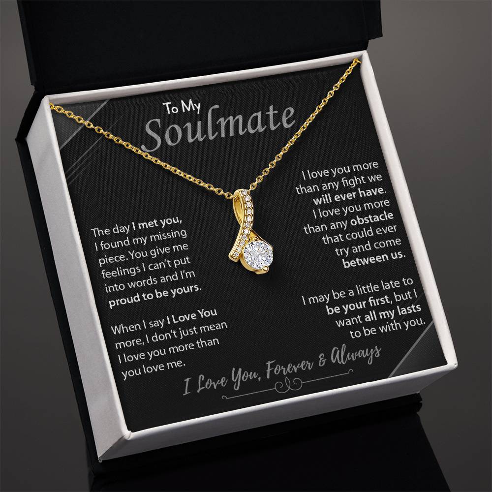 To My Soulmate | I Love You, Forever & Always - Alluring Beauty necklace