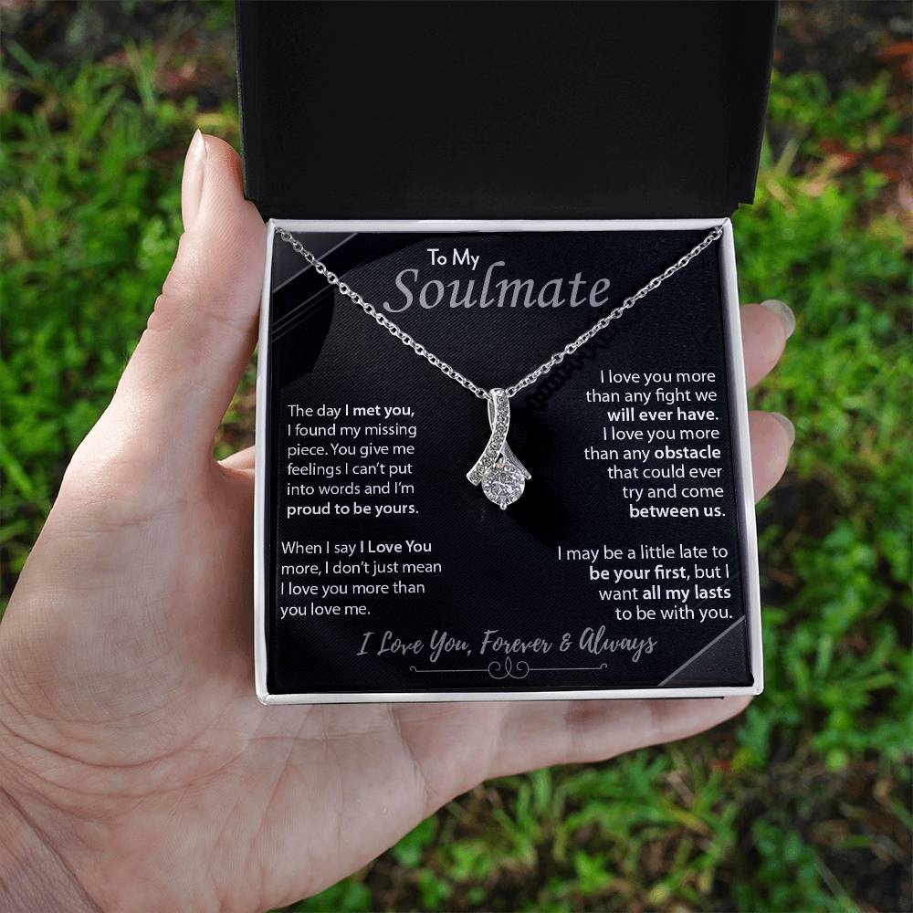 To My Soulmate | I Love You, Forever & Always - Alluring Beauty necklace