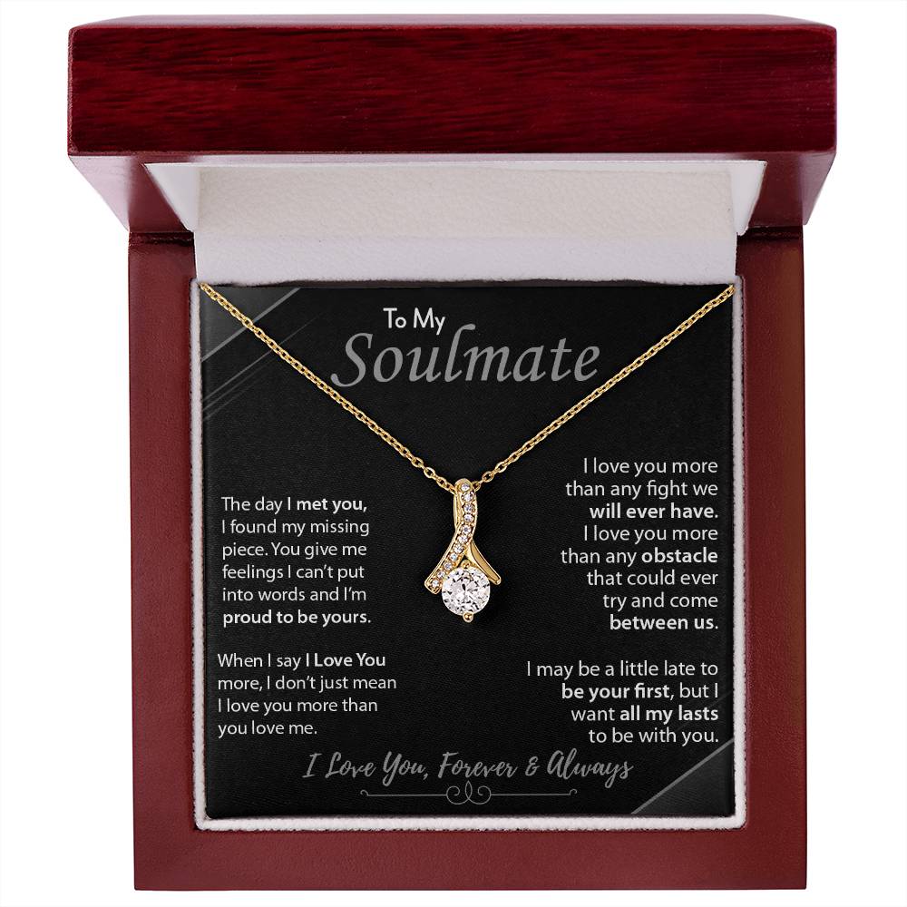 To My Soulmate | I Love You, Forever & Always - Alluring Beauty necklace