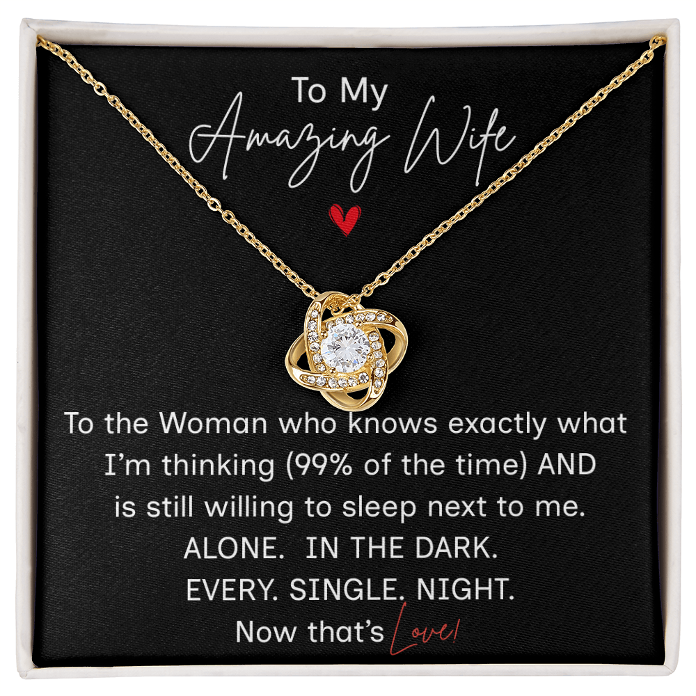 To My Amazing Wife/"Now That's Love"/Black Cardstock